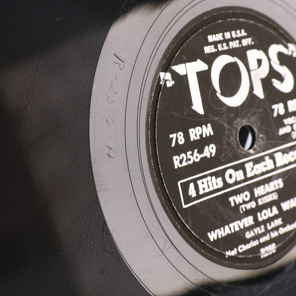 Gayle Lark/Nat Charles Two Hearts (Two Kisses)/Cherry Pink 78 rpm Record R256-49 - Picture 6 of 12